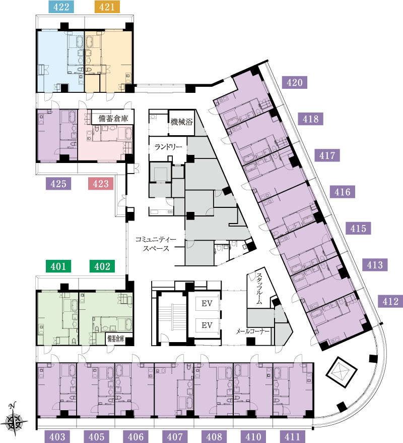 4f 入居費用 Motetto サービス付き高齢者向け住宅