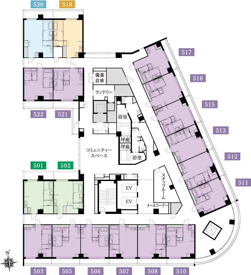 5f 入居費用 Motetto サービス付き高齢者向け住宅